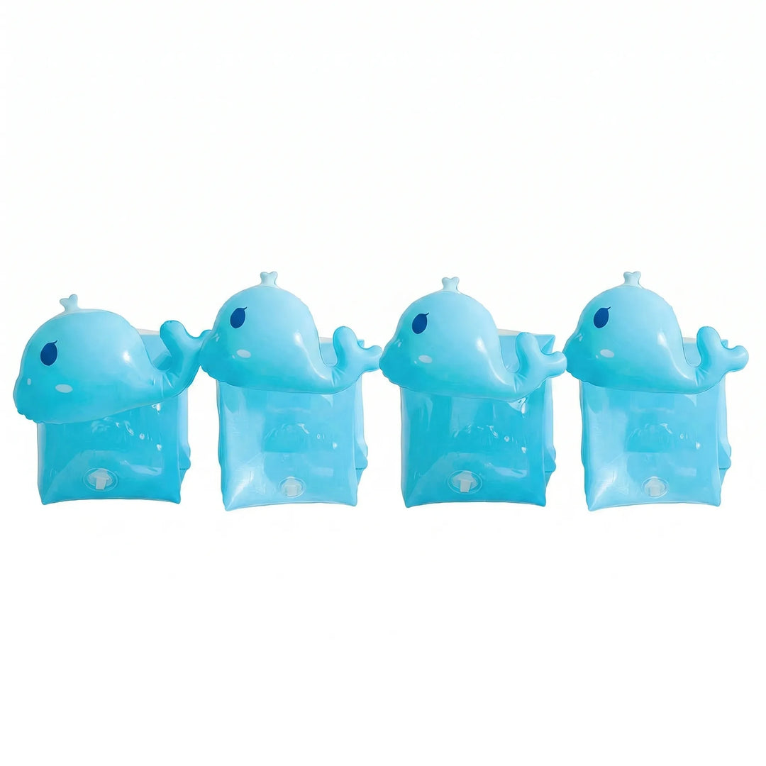 Effective swimming aid armbands for kids, boosting confidence for beginner swimmers in pools and water parks.