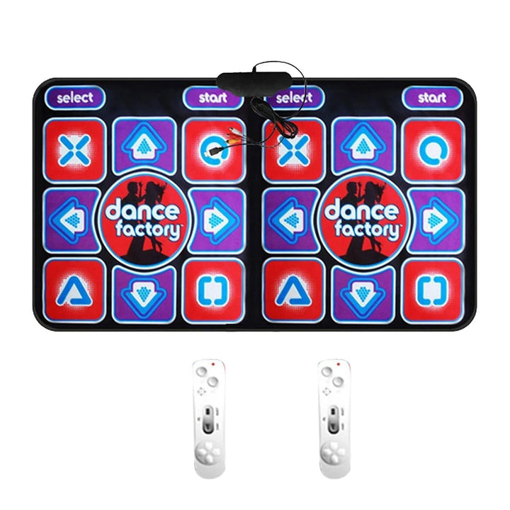 Engaging indoor activity: Kids' double dance mat with wireless remote. A great gift for active children.