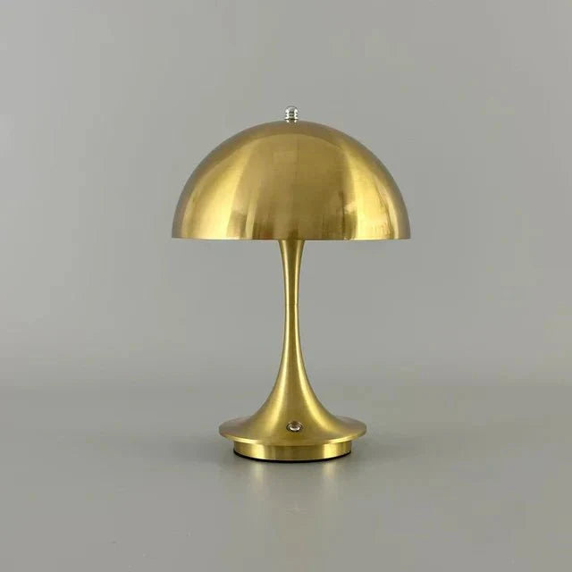 "Lampada da tavolo ricaricabile OPALIS senza fili, design elegante in alluminio, luce LED bianco caldo, versatile e portatile