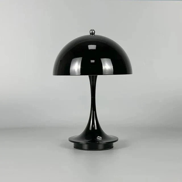 "Lampada da tavolo ricaricabile OPALIS senza fili, design elegante in alluminio, luce LED bianco caldo, versatile e portatile