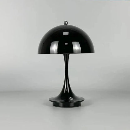 "Lampada da tavolo ricaricabile OPALIS senza fili, design elegante in alluminio, luce LED bianco caldo, versatile e portatile