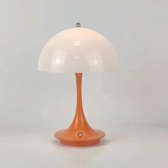 "Lampada da tavolo ricaricabile OPALIS senza fili, design elegante in alluminio, luce LED bianco caldo, versatile e portatile