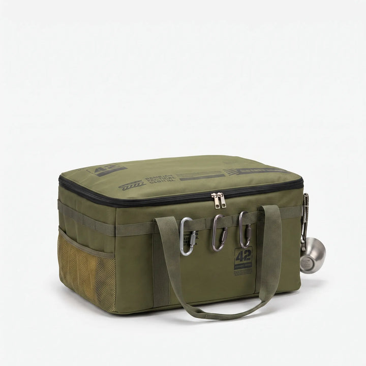 Durable large capacity camping bag, ideal for outdoor gear storage, travel, and organization.
