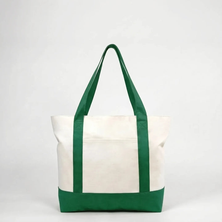 Commuter-friendly large zippered shoulder bag, a durable tote for everyday essentials.