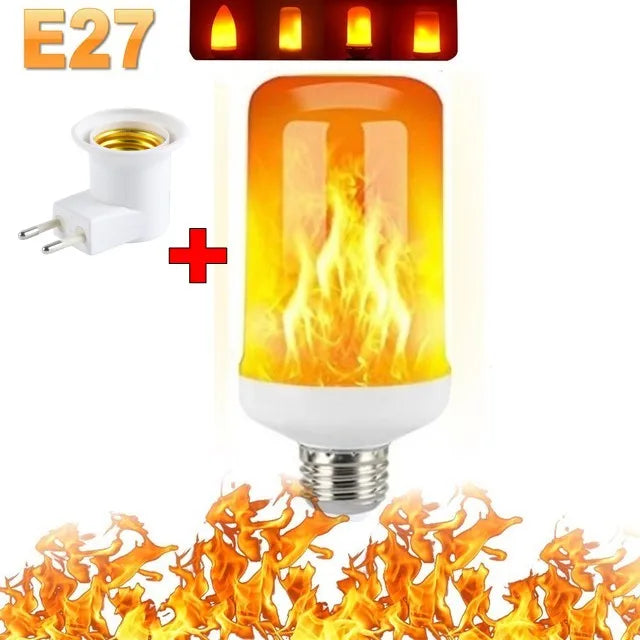 Decorative LED flame light, perfect for adding unique mood to home or event.