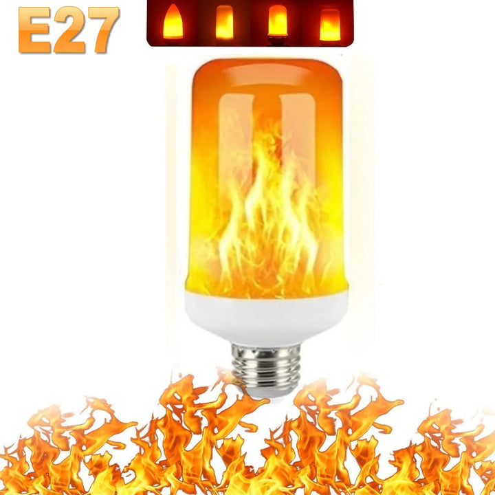 High-quality LED flame light, brings realistic fire to your indoor decor.