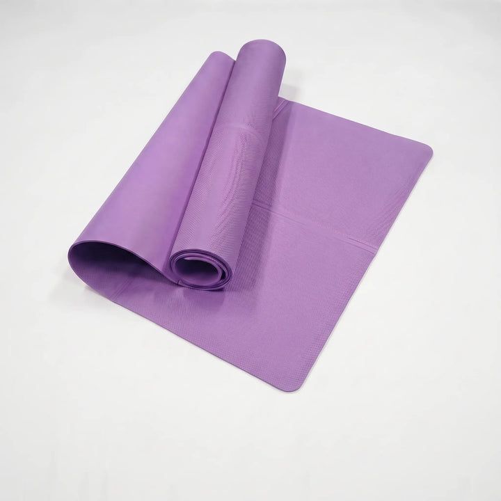 Soft, lightweight workout mat, perfect for yoga, pilates, and core exercises. Provides cushioned comfort & grip for fitness.