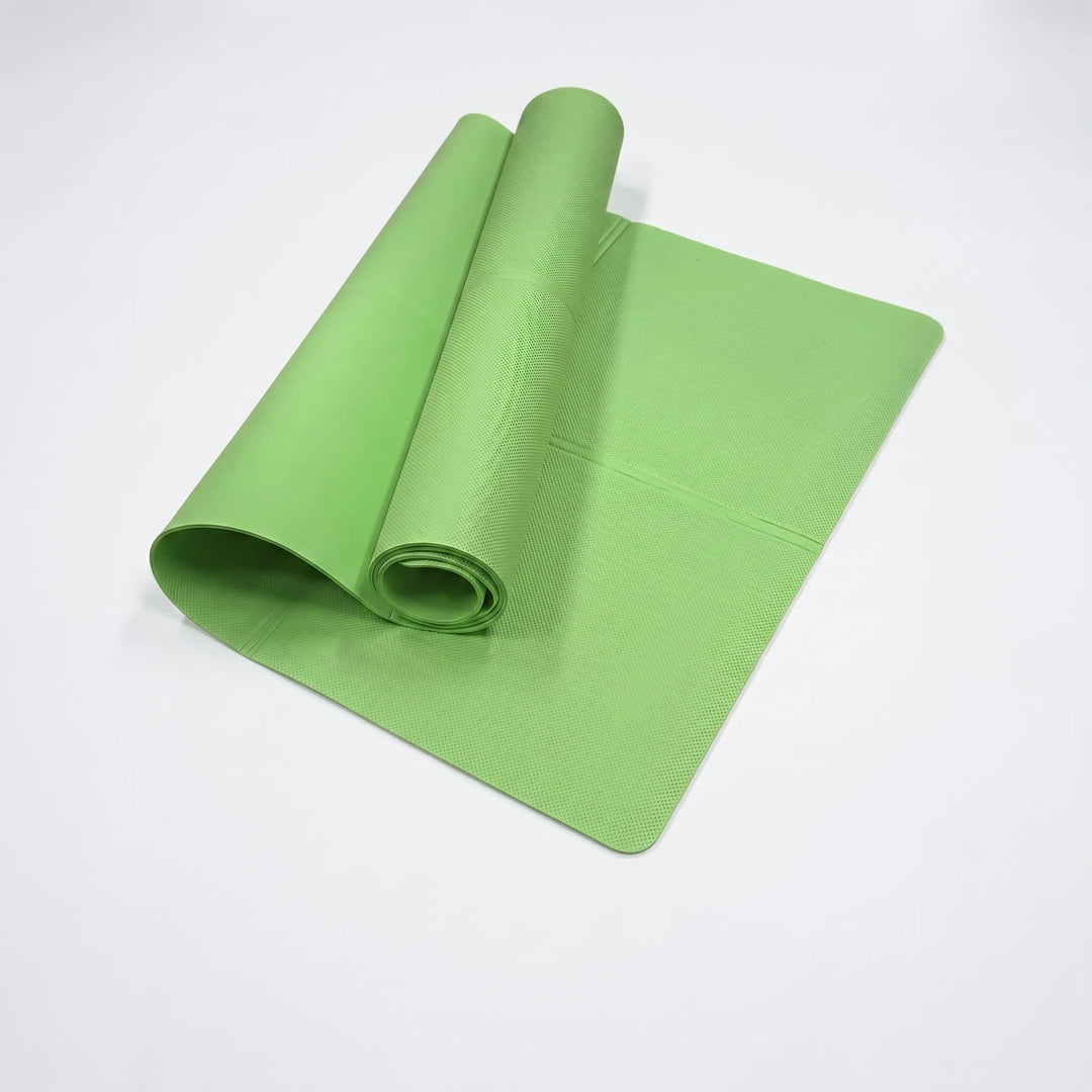 Durable and lightweight exercise mat, ideal for yoga, pilates, and home gym workouts. Cushioned surface offers excellent grip.