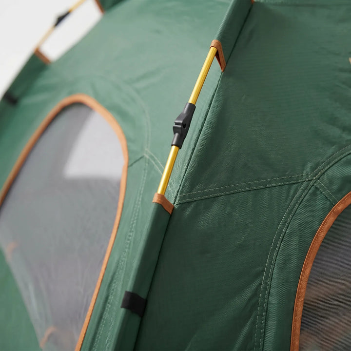 Durable outdoor pop-up tent for camping & hiking. Effortless instant setup, lightweight & waterproof portable shelter.