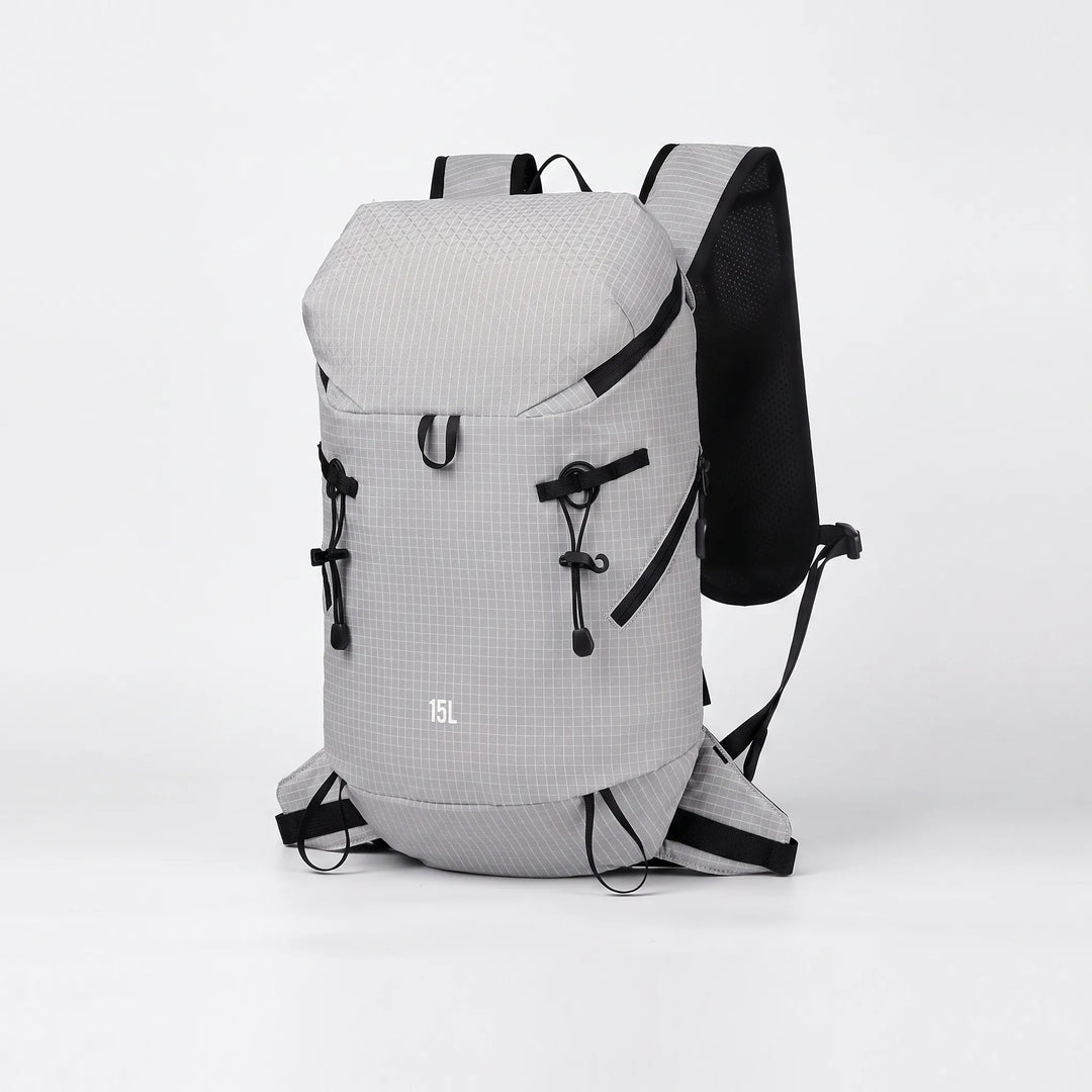 Unisex lightweight trail bag, a versatile hydration pack for hiking, biking, & active outdoor use.