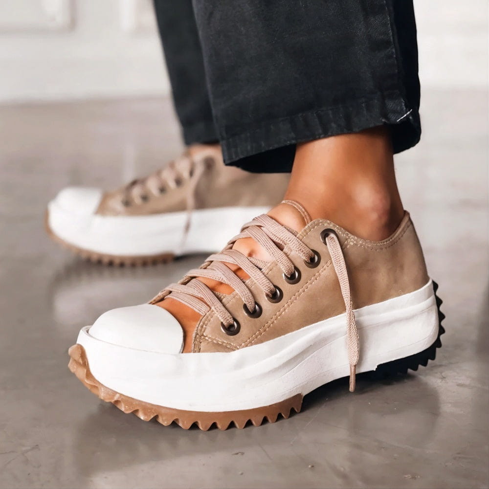 Breathable women's athletic sneakers for active lifestyles. Lightweight design ensures cool comfort & foot support.