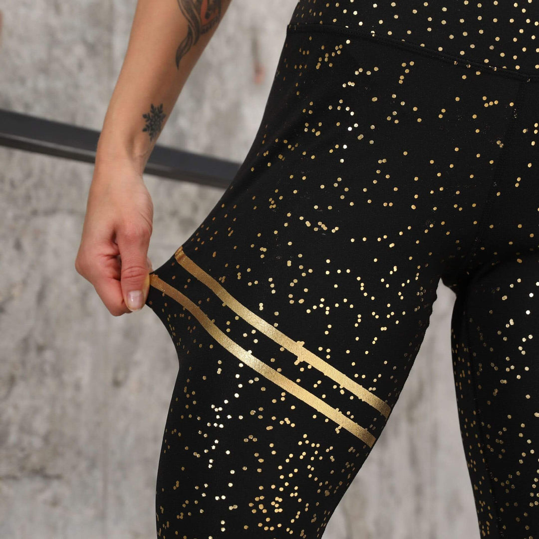 Performance lilac high waist leggings for women's fitness & sport workouts.