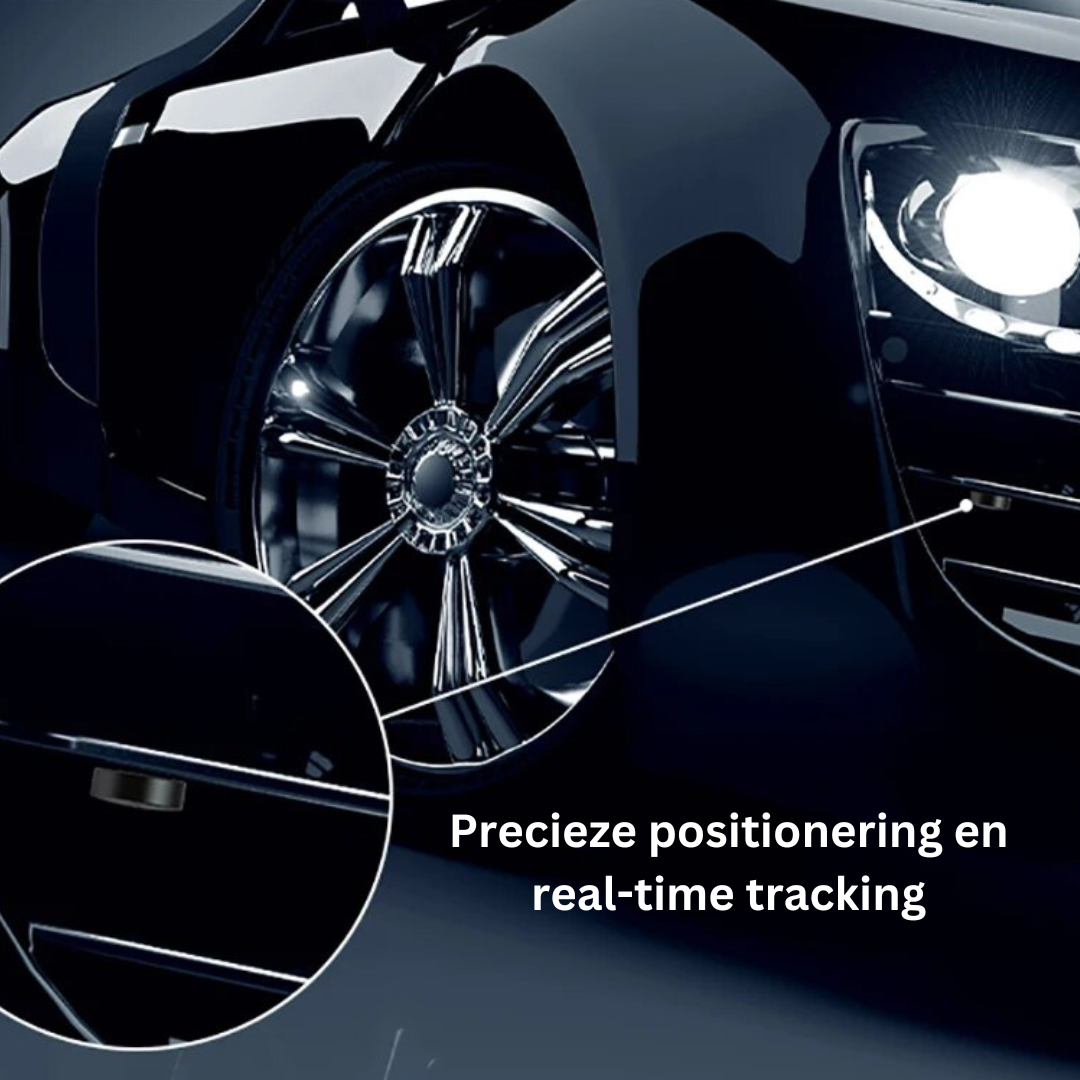 "Localizzatore GPS magnetico compatto per veicoli con design elegante e capacità di tracciamento in tempo reale."