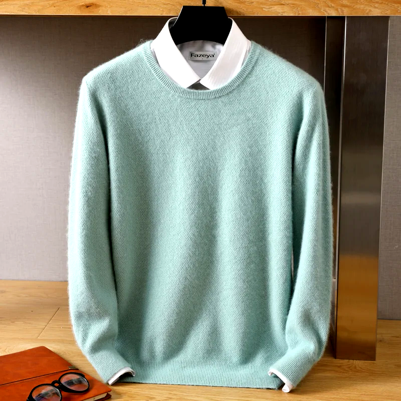 Versatile women's soft knit pullover sweater, an elegant long-sleeve top for casual chic and winter fashion.
