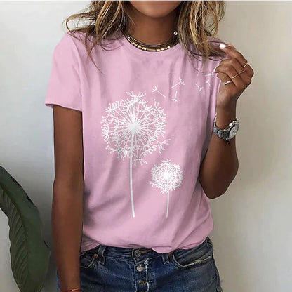 "Maglietta bianca donna con scollo rotondo e maniche corte, stile elegante e versatile per qualsiasi occasione"