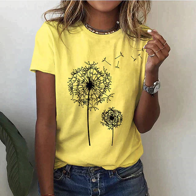 "Maglietta bianca donna con scollo rotondo e maniche corte, stile elegante e versatile per qualsiasi occasione"