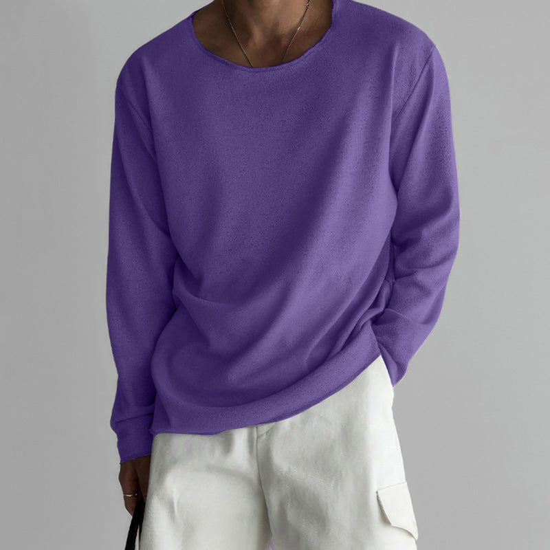 "Maglietta uomo sottile e traspirante, design minimalista, in vari colori, ideale per comfort quotidiano senza costrizioni."