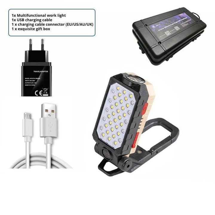 Magnetic COB LED Work Light with Power Bank Function