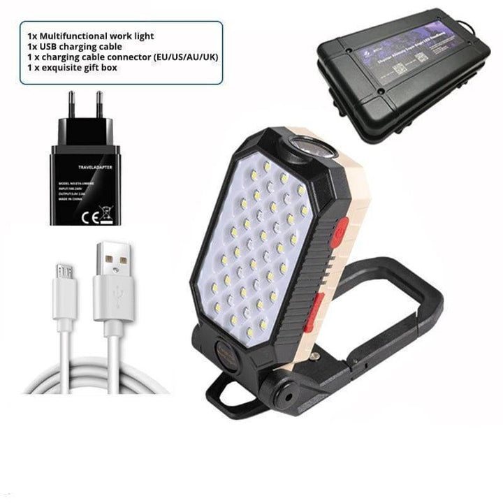 Magnetic COB LED Work Light with Power Bank Function
