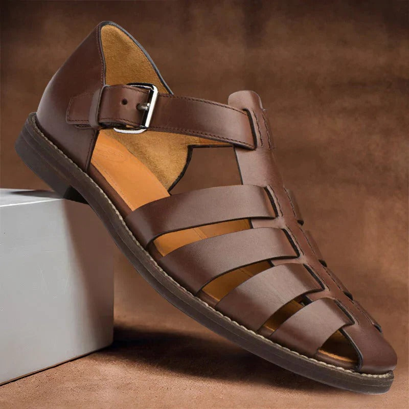 Durable men's adjustable open-toe sandals, designed for ultimate comfort & summer wear.