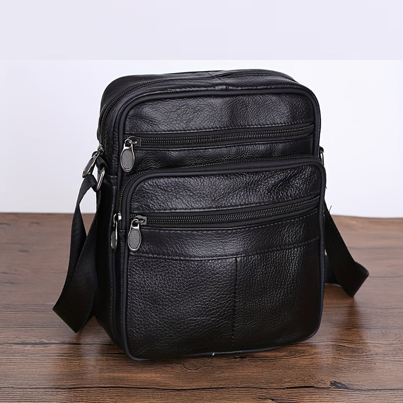 Men's adjustable crossbody shoulder bag for daily use. Secure, comfortable, and stylish for essentials.