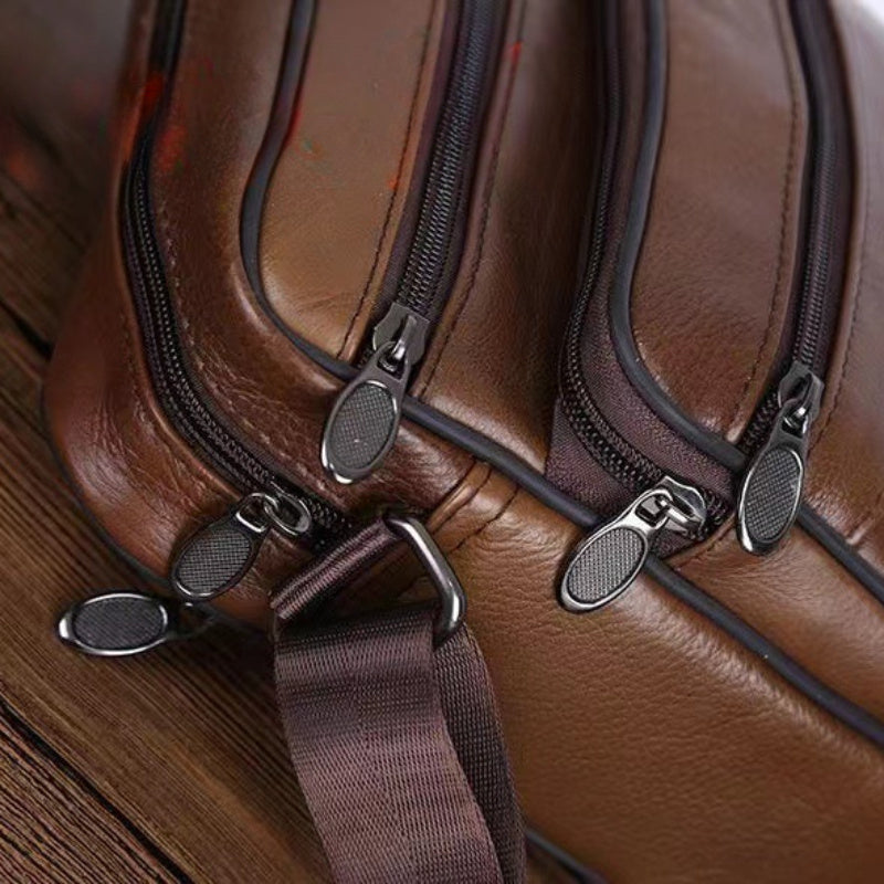Versatile men's everyday bag with adjustable crossbody strap. Ideal for essentials, work, or casual outings.