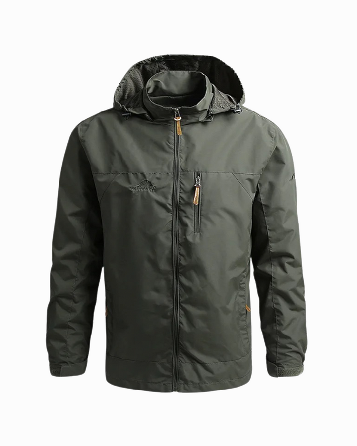 Men's Alpine Outdoor Jacket, lightweight & water-resistant, ideal for hiking, travel & casual wear.