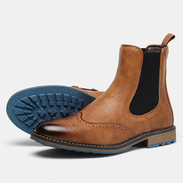 Classic men's Arthur Chelsea boots, a stylish & comfortable essential for any modern man's versatile wardrobe.