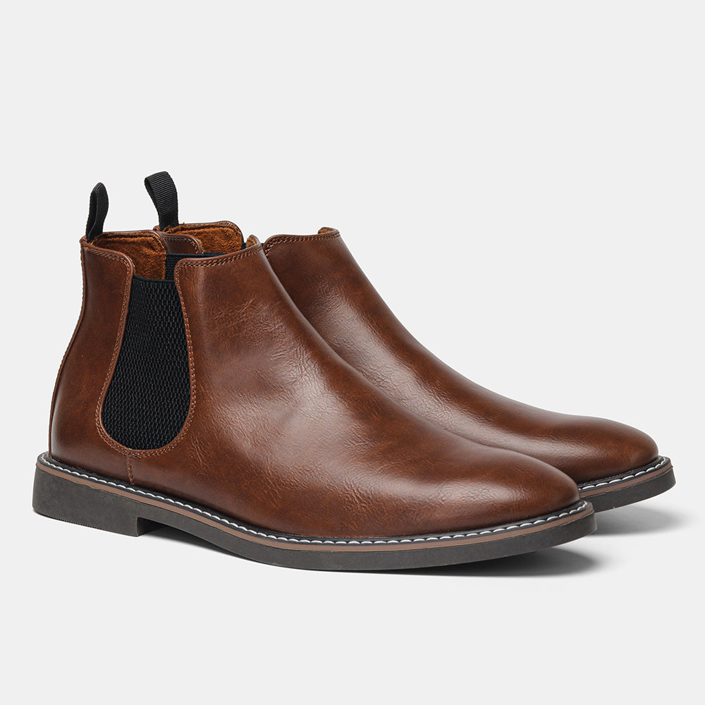 Classic men's Ashford Chelsea boots, elegant slip-on design for a fashionable and comfortable look.