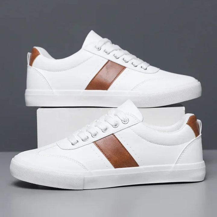Lace-up Men's Belmont Luxe Sneaker, blending classic and street style with durable, comfortable design for casual wear.