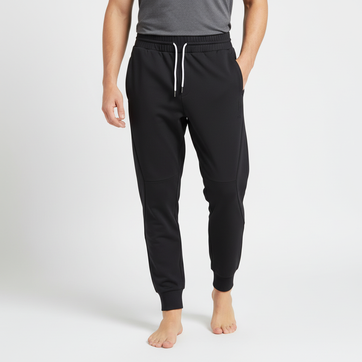 Performance-focused men's athletic jogger pants, elastic waist, ideal for workouts and active lifestyles.