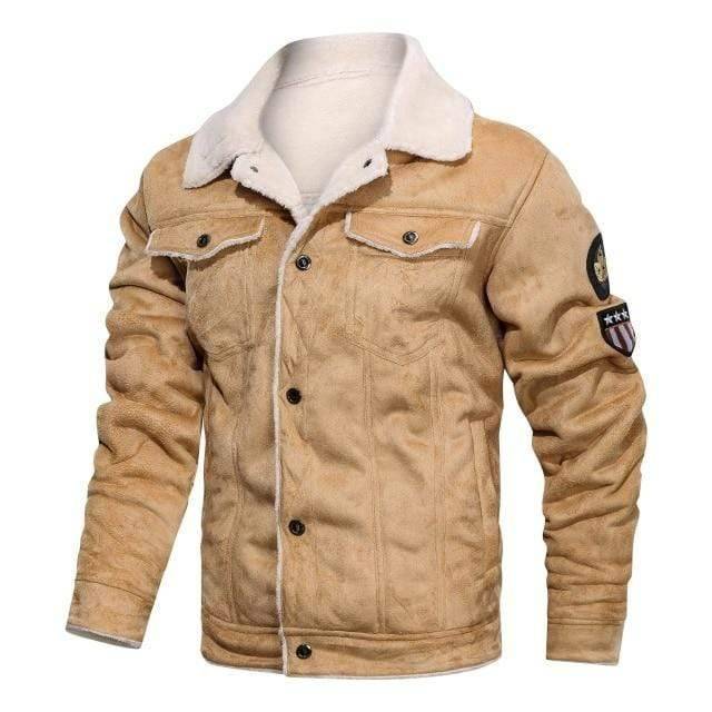 Motorcycling men's black faux leather jacket, fur lined for warmth, featuring a removable hood