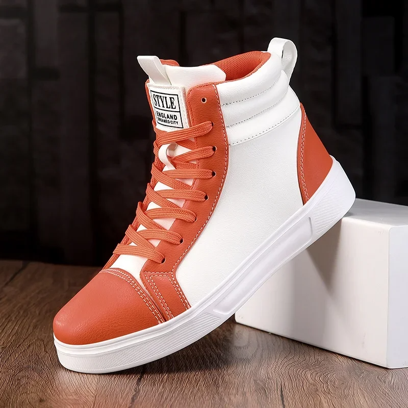 Bold high-top sneakers for men, designed for street style, comfort, and lasting durability.