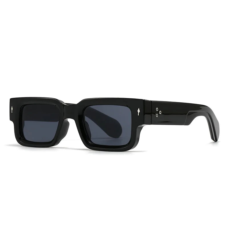 Stylish men's bold square sunglasses, featuring a chunky frame for a modern look & essential UV protection.