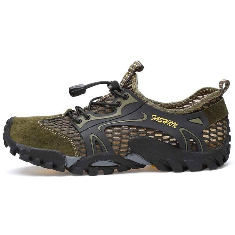 Lightweight men's hiking footwear for adventurous trail trekking & climbing expeditions.