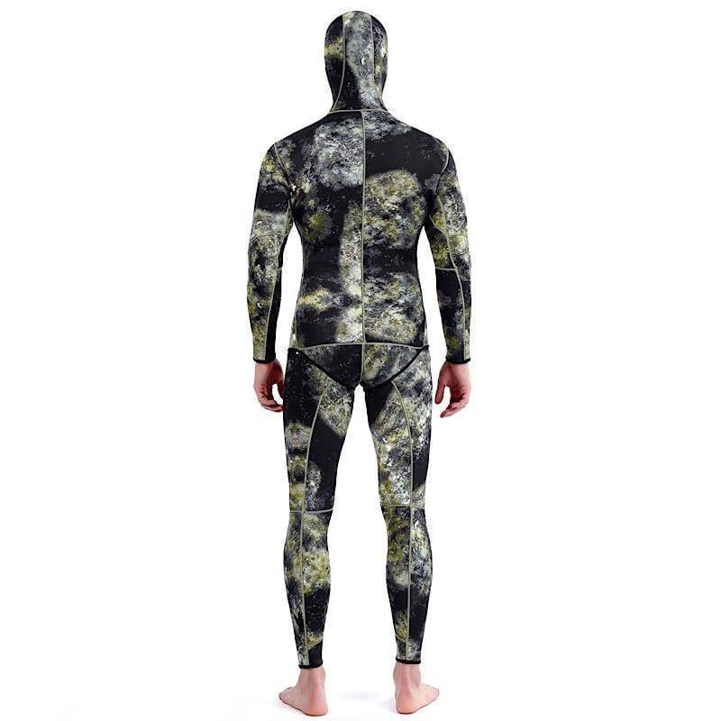 High-performance men's camouflage neoprene diving suit for outdoor adventure