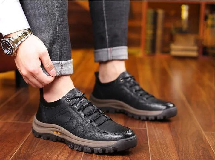 Breathable men's shoes for arch support, non-slip grip, and all-day comfort. Perfect for casual wear.
