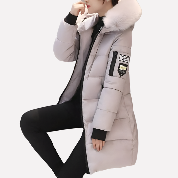 Versatile men's hooded winter jacket, insulated & warm for cold weather. Stylish casual outerwear with zipper for layering.