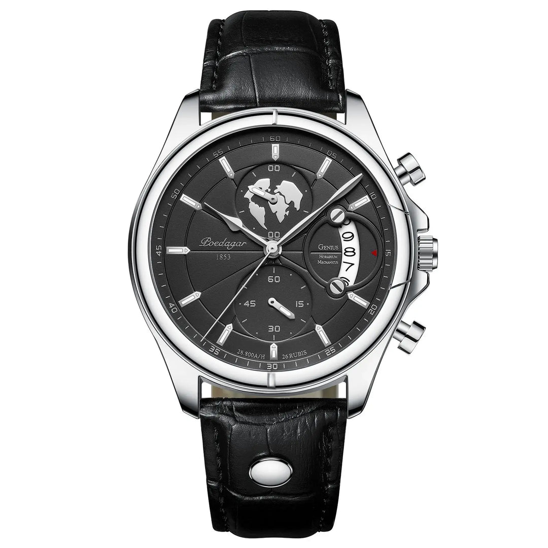 Timeless men's classic analog watch, stainless steel wristwear for enduring style.