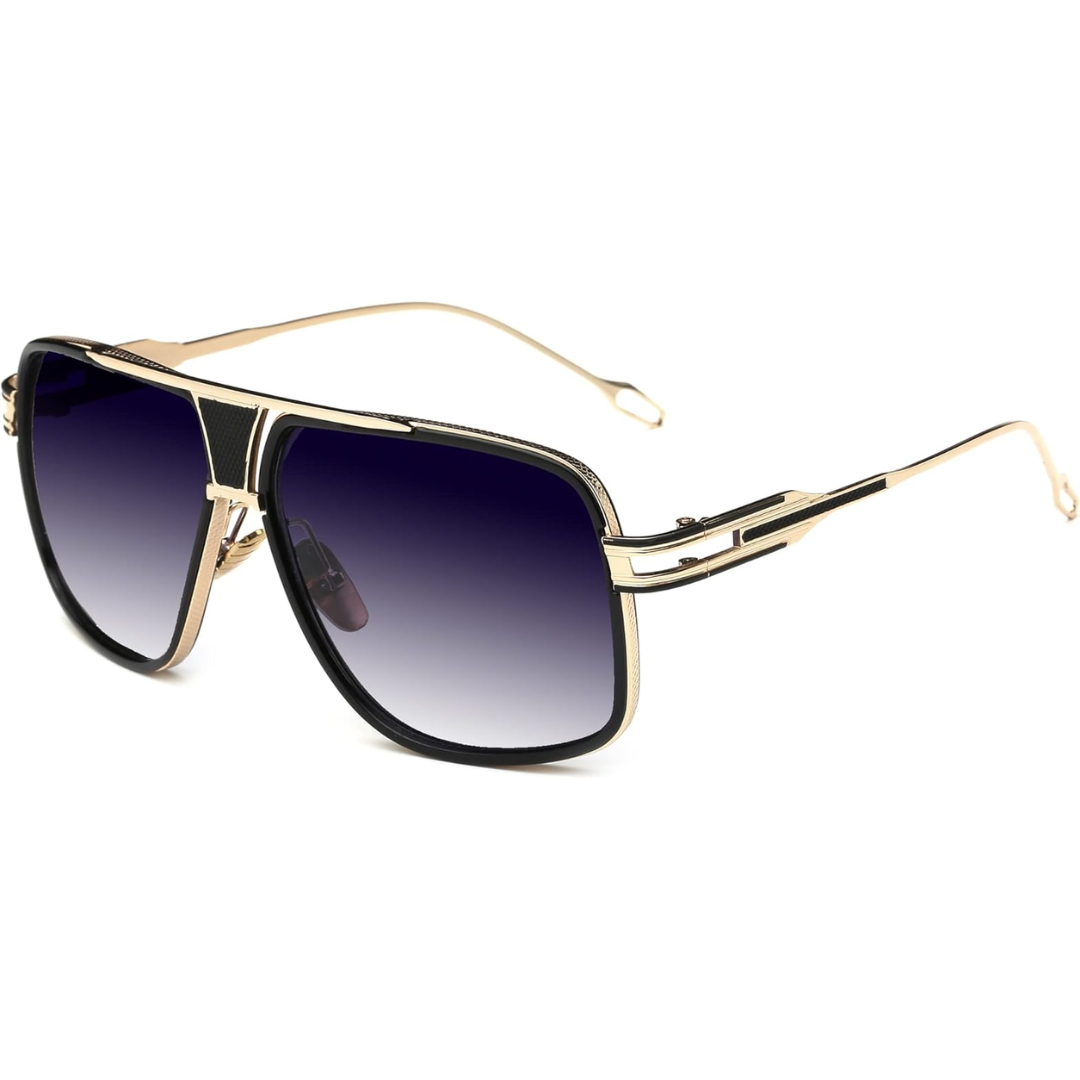 Men's classic aviator sunglasses, a must-have stylish accessory for sun protection and a cool summer look.