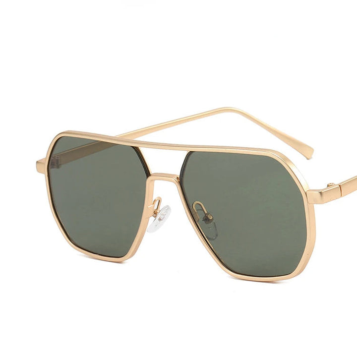 Lightweight men's aviator sunglasses, stainless steel frame, UV400 protection. Essential men's accessories eyewear.