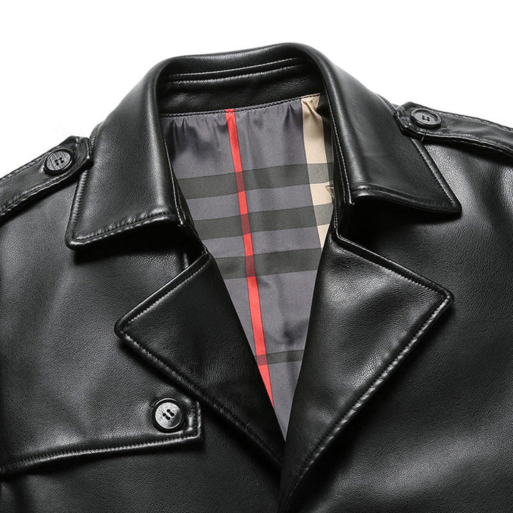 Stylish men's black everyday jacket, classic Berlin style, perfect for modern casual fashion.