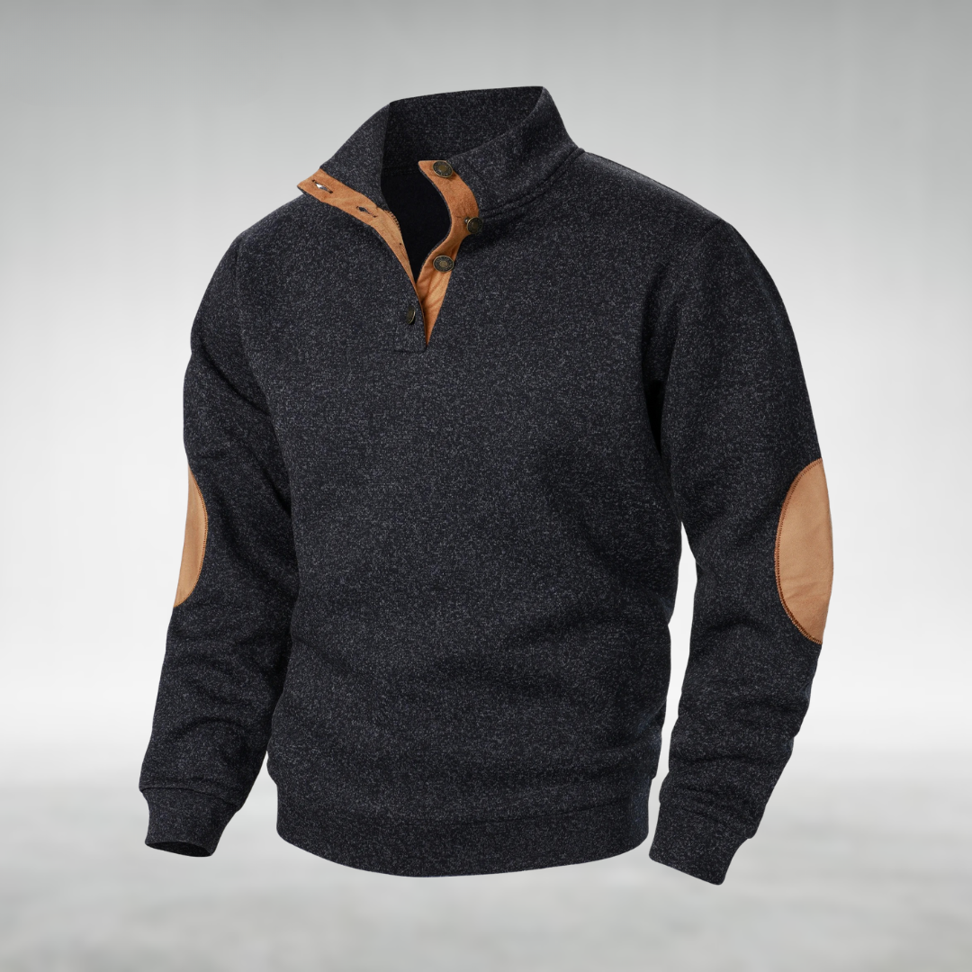 Soft knit men's classic jumper. Comfortable & versatile pullover sweater, ideal for timeless men's fashion.