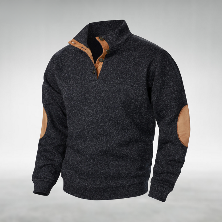 Soft knit men's classic jumper. Comfortable & versatile pullover sweater, ideal for timeless men's fashion.
