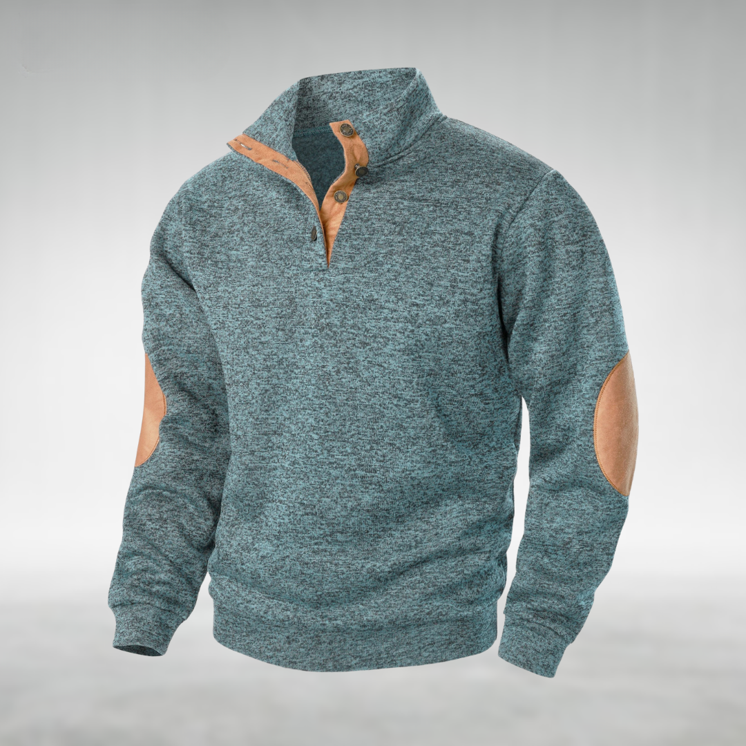 Stylish men's classic jumper. Elegant knitwear pullover offers timeless comfort & versatile winter fashion.