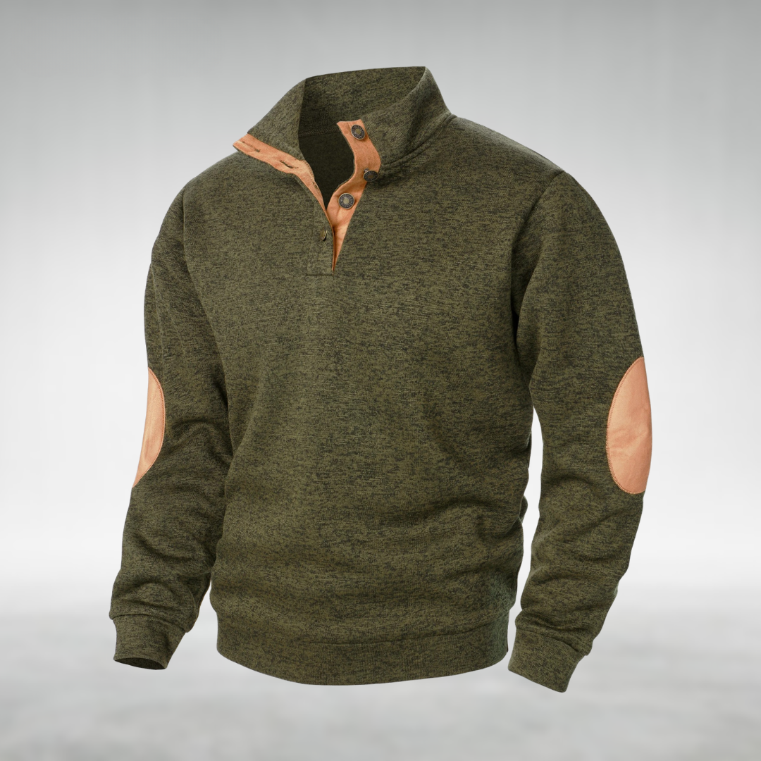 Versatile men's classic jumper. Comfortable knit sweater for timeless men's fashion & essential winter style.