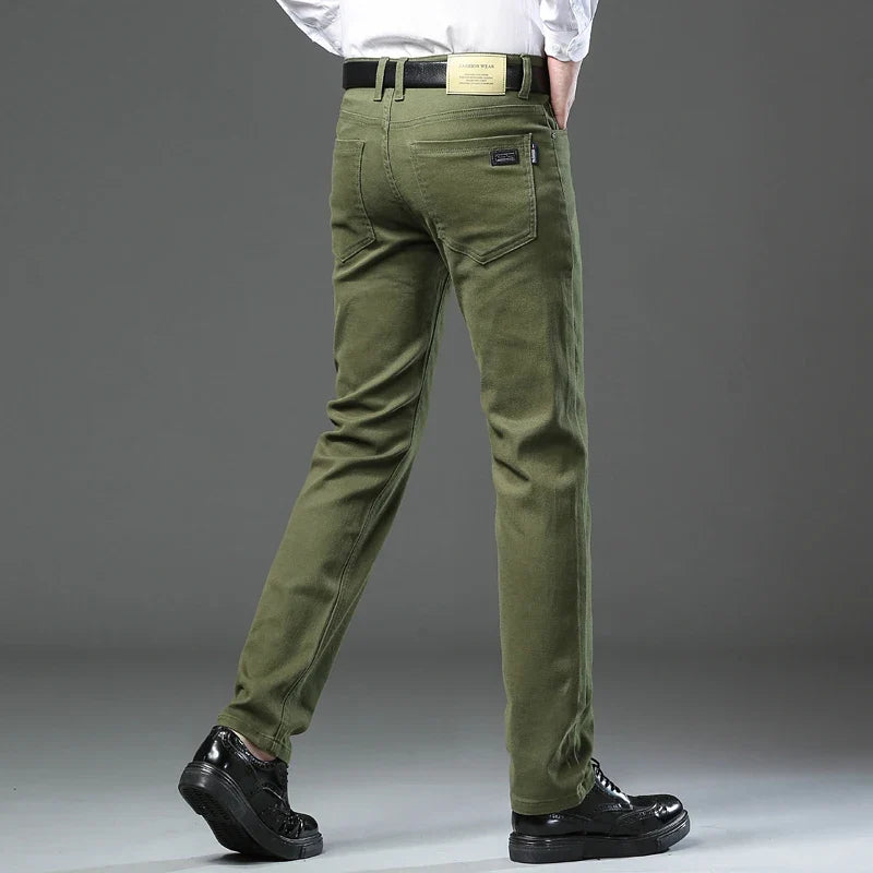Stylish men's classic fit trousers, a core piece for men's fashion. Great for formal or casual wear.