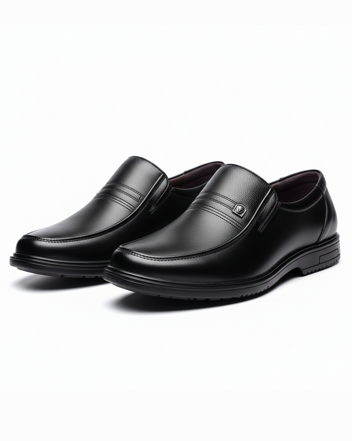 Men's classic slip-on dress shoes, elegant and comfortable for business or formal events.