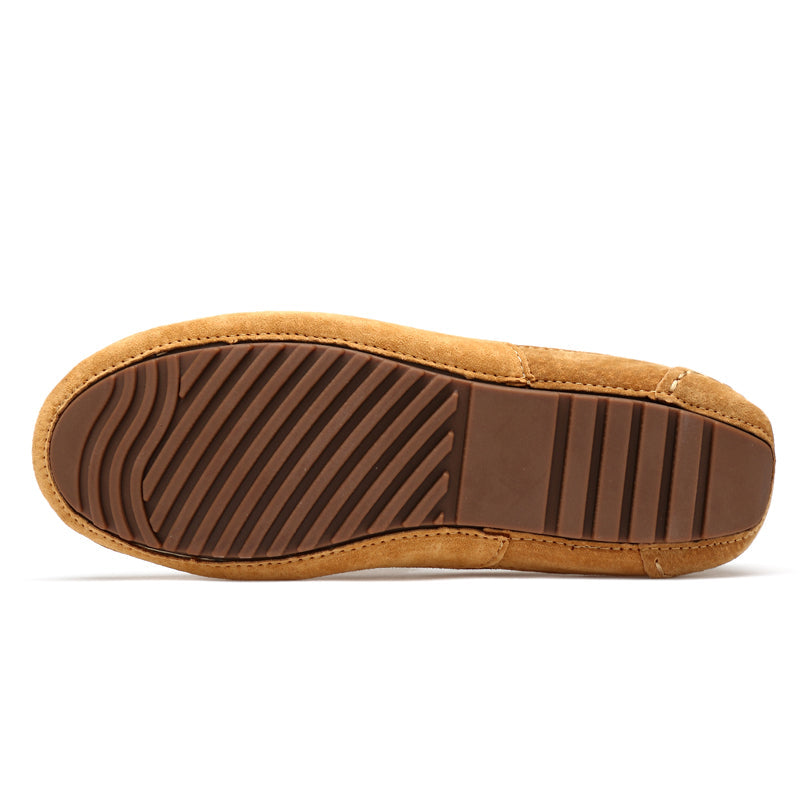 Modern men's casual slip-on loafers, comfortable everyday shoes for a stylish and relaxed look.