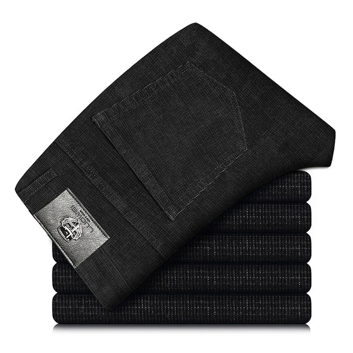 Men's midweight stretch corduroy pants, a comfortable and stylish option for daily wear.